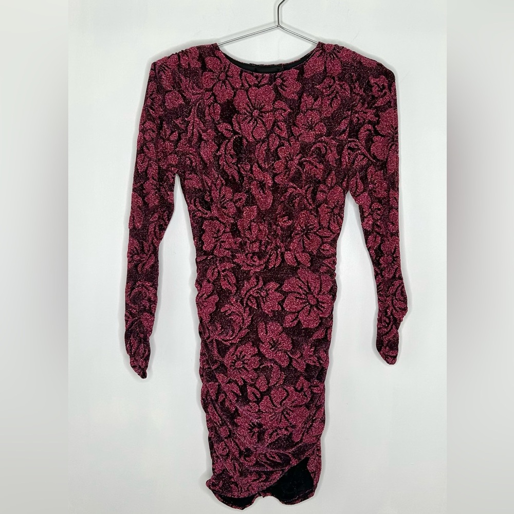 For Love & Lemons Shailee Mini Dress – Mulberry – XXS - Picture 6 of 9